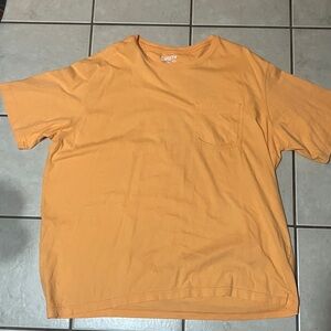 Duluth Trading Co Orange Short Sleeve Tee